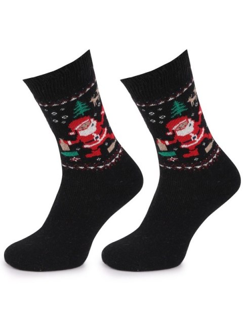 SKARPETY MARILYN ANGORA MEN TERRY R22 BLACK