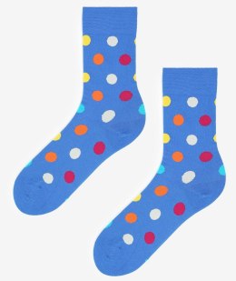 SKARPETY MARILYN MEN COLOR DOTS BLUE