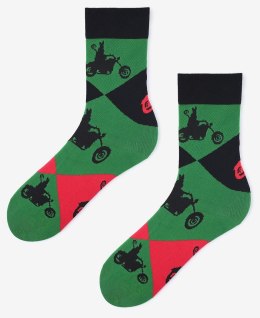 SKARPETY MARILYN MEN SANTA MOTORBIKE