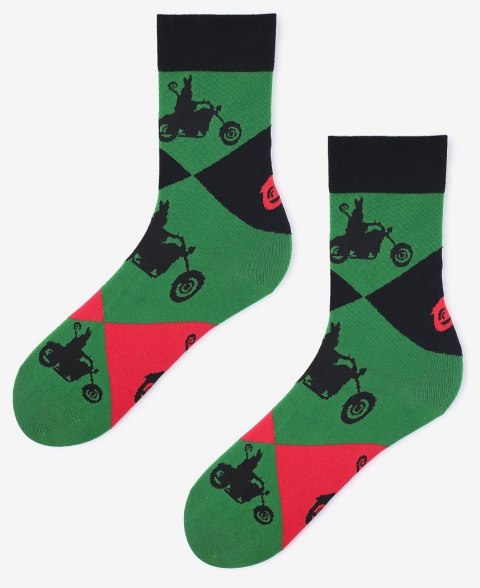 SKARPETY MARILYN MEN SANTA MOTORBIKE