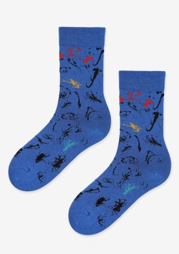 SKARPETY MARILYN MEN SPLASH BLUE