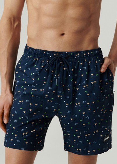 BOKSERKI KĄPIELOWE ATLANTIC KMB-221 WL25 GRANATOWY