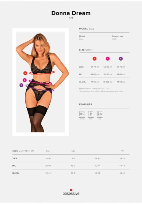 Donna Dream komplet 3-częściowy