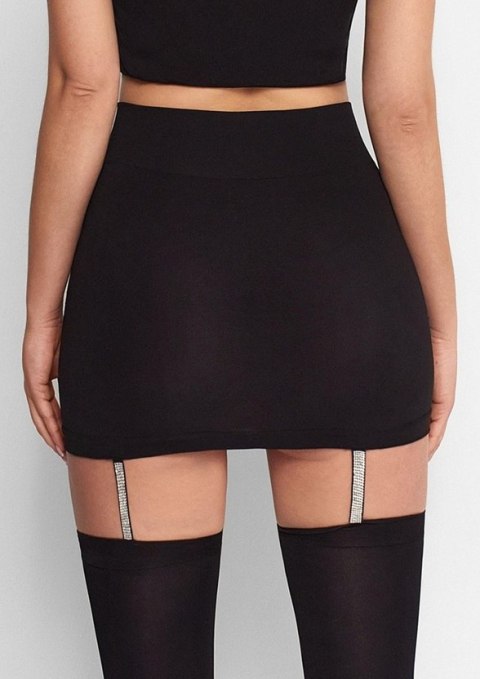 KOMPLET MARILYN HOT CHERRY H23 spódniczka z pończochami