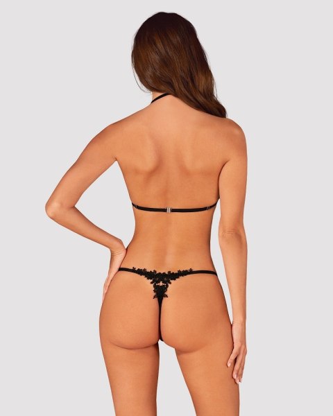 KOMPLET OBSESSIVE CELIA NOIR 2-CZĘŚCIOWY