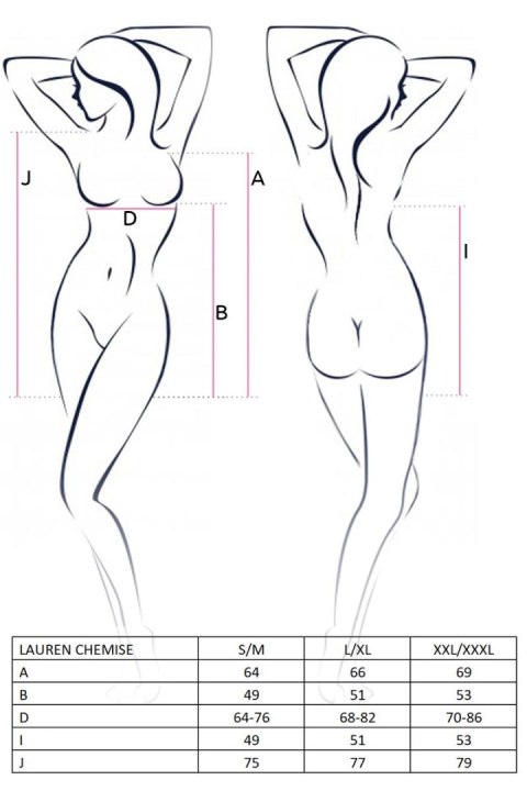 LAUREN CHEMISE red - Casmir