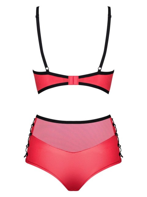 Leatheria komplet 2-częściowy czerwony