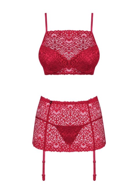 Lividia komplet 3-częściowy czerwony