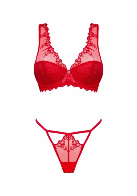 Lonesia komplet 2-częściowy czerwony
