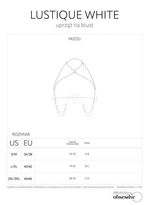 Lustique White uprząż na biust