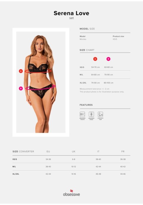 Serena Love komplet 2-częściowy