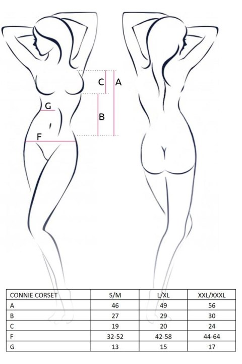 CONNIE CORSET black - Casmir