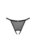 Celia Noir crotchless thong