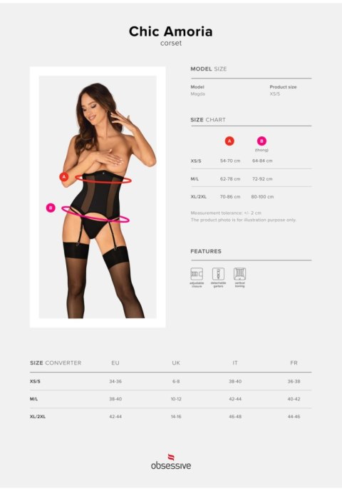 Chic Amoria gorset i stringi