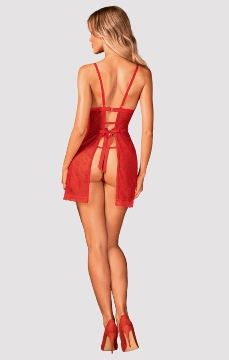 KOMPLET OBSESSIVE CLAUSSICA BABYDOLL I STRINGI