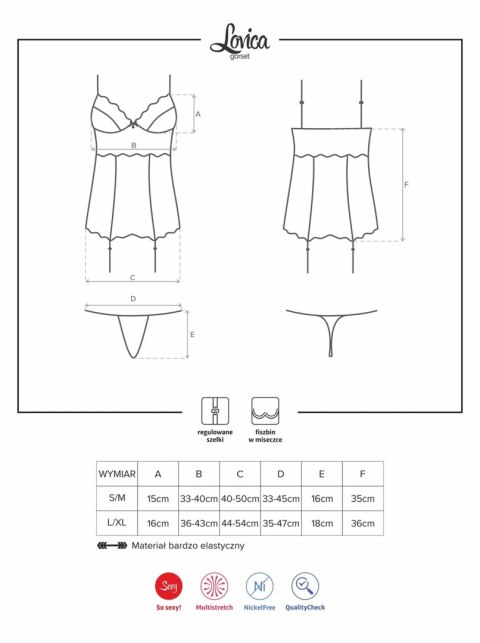 Lovica gorset i stringi