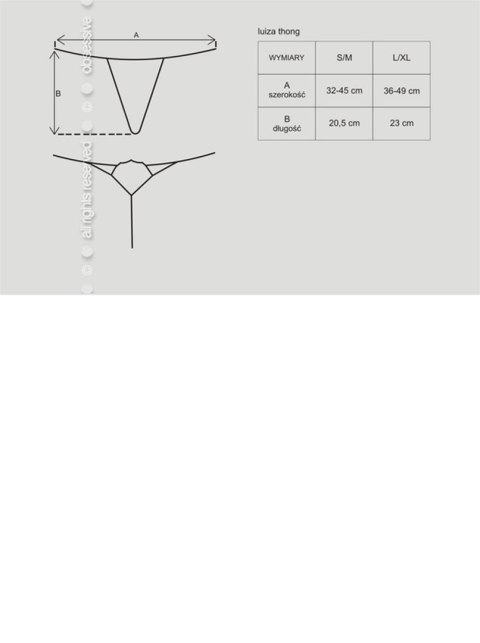 Luiza stringi białe