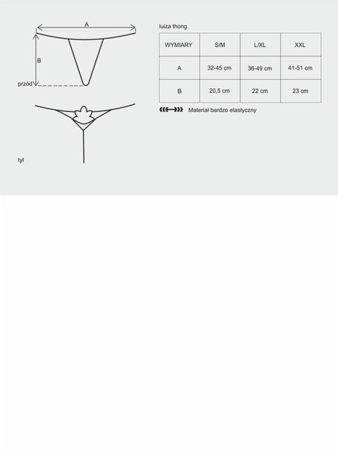 Luiza stringi czarne