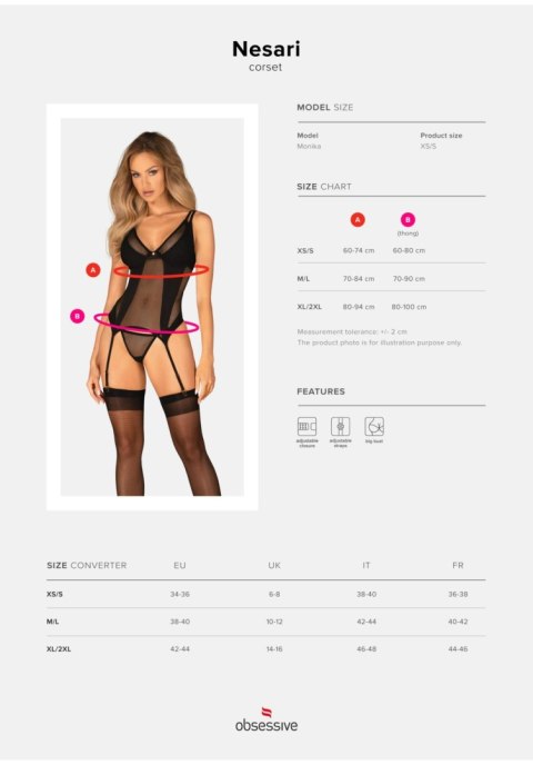 Nesari gorset i stringi