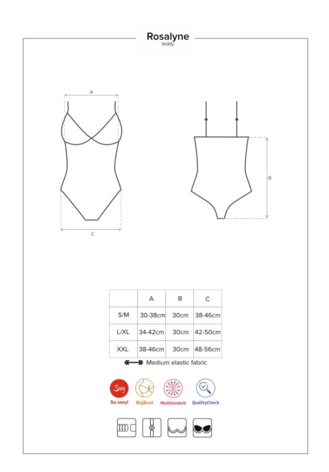 Rosalyne body czerwone