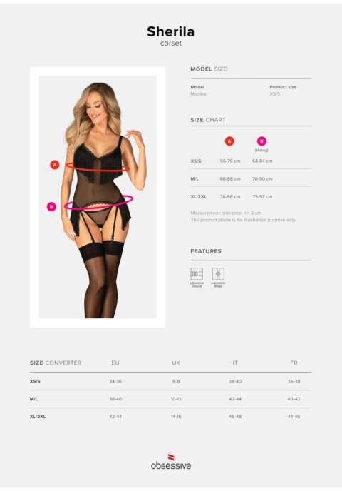 Sherila gorset i stringi