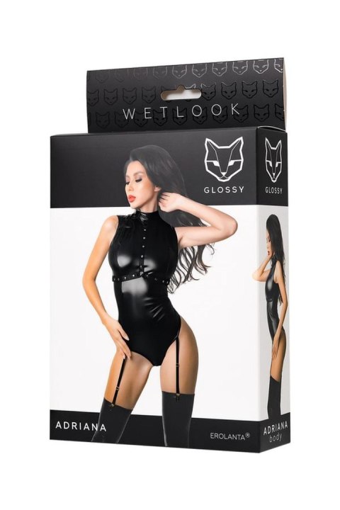 Wetlook body Adriana - black
