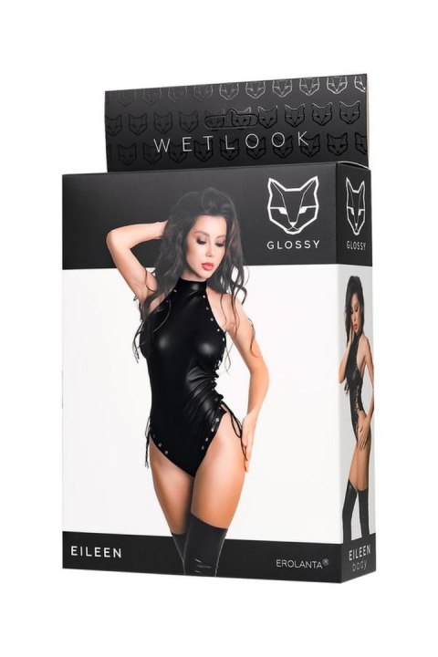 Wetlook body Eileen - black