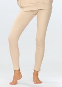Legginsy Bayo BEŻ BAWEŁNA PRĄŻKI