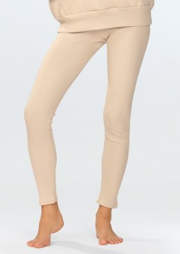 Legginsy Bayo BEŻ BAWEŁNA PRĄŻKI