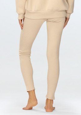 Legginsy Bayo BEŻ BAWEŁNA PRĄŻKI