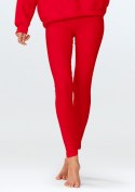 Legginsy Bayo CZERWONY BAWEŁNA PRĄŻKI