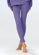 Legginsy Bayo FIOLET BAWEŁNA PRĄŻKI