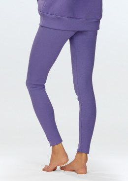 Legginsy Bayo FIOLET BAWEŁNA PRĄŻKI