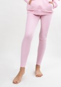 Legginsy Bayo JASNY RÓŻ BAWEŁNA PRĄŻKI