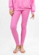 Legginsy Bayo RÓŻ BAWEŁNA PRĄŻKI