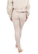 Legginsy DK-K-B13 BEŻ BAWEŁNA PRĄŻKI