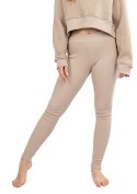 Legginsy DK-K-B13 CAPPUCCINO BAWEŁNA PRĄŻKI