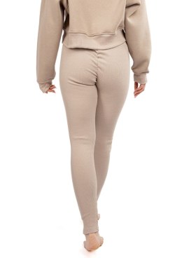 Legginsy DK-K-B13 CAPPUCCINO BAWEŁNA PRĄŻKI