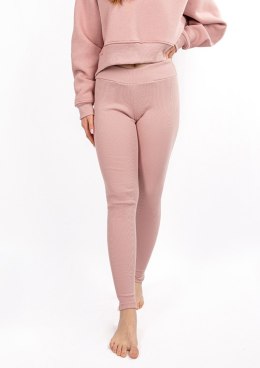 Legginsy DK-K-B13 PUDER BAWEŁNA PRĄŻKI