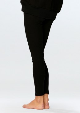 Legginsy Oseye CZARNY BAWEŁNA PRĄŻKI