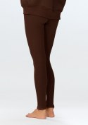 Legginsy Oseye CZEKOLADA BAWEŁNA PRĄŻKI
