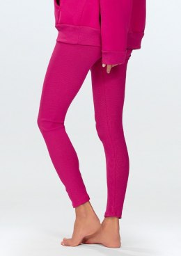 Legginsy Oseye FUKSJA BAWEŁNA PRĄŻKI