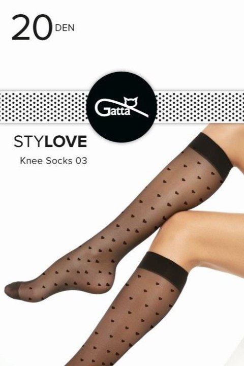 PODKOLANÓWKI GATTA STYLOVE LYCRA 20 WZ 03