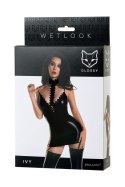 Wetlook dress IVY - black