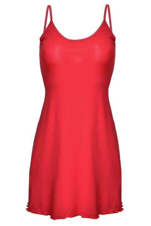 HALKA DENI2 WISKOZA CZERWONY