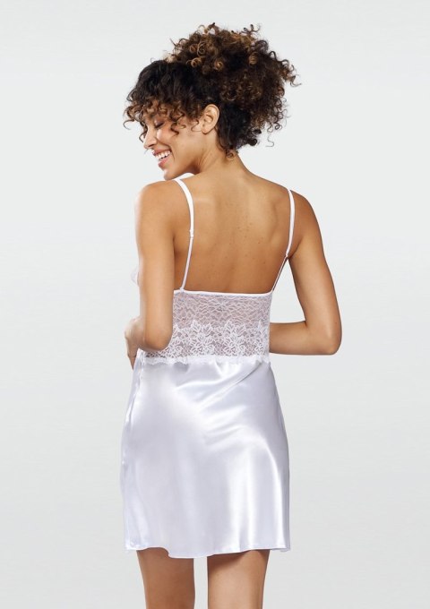 HALKA ERICA ŚLUBNA SATYNA BIAŁY