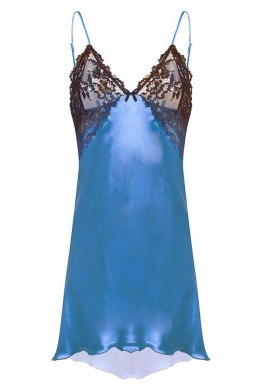 HALKA EVELYN SATYNA BŁĘKIT