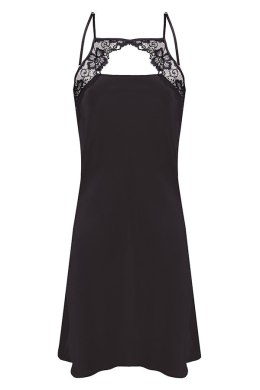 HALKA FABIOLA SATYNA CZARNY