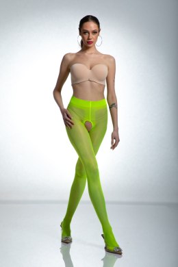 Rajstopy Hip Gloss Fluo Żółty 20 DEN