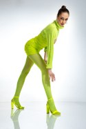 Rajstopy Hip Lace Fluo Yellow 30 DEN